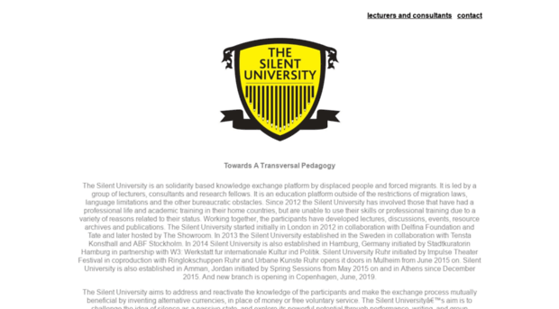 thesilentuniversity.org