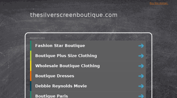 thesilverscreenboutique.com