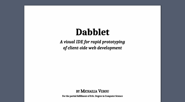 thesis.dabblet.com