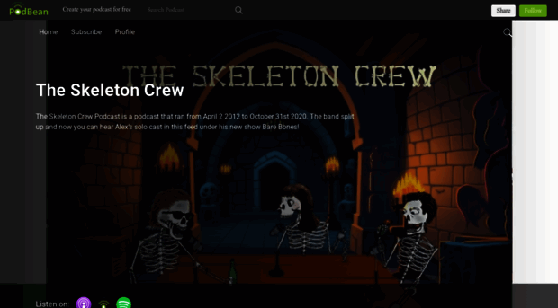 theskeletoncrew.podbean.com