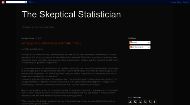 theskepticalstatistician.blogspot.com