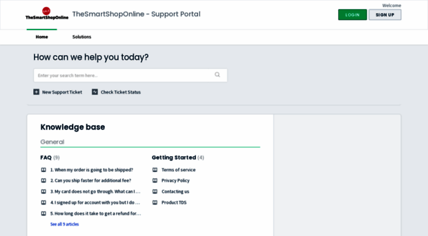 thesmartshoponline.freshdesk.com