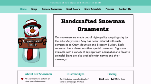 thesnowmanlady.com