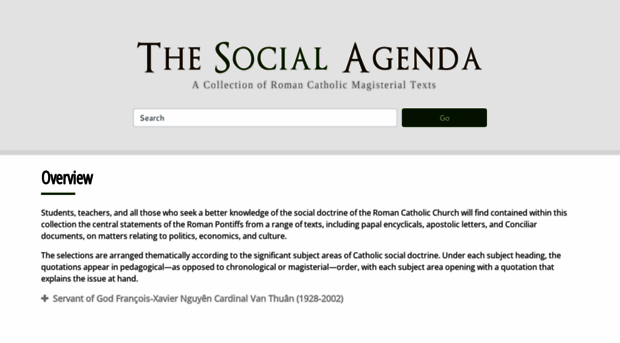 thesocialagenda.org