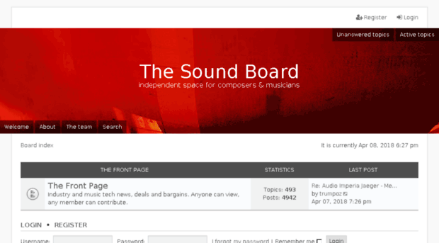 thesoundboard.net