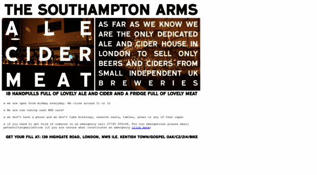 thesouthamptonarms.co.uk