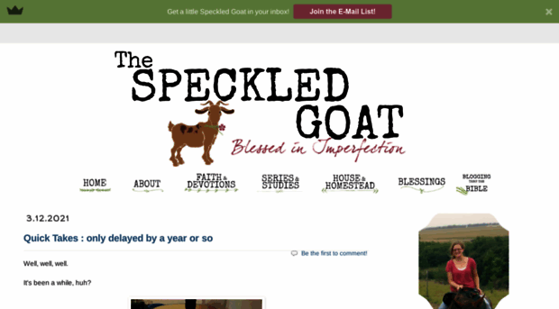 thespeckledgoatblog.com