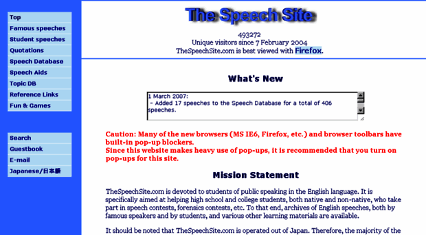 thespeechsite.com