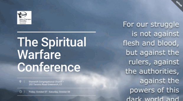 thespiritualwarfareconference.splashthat.com