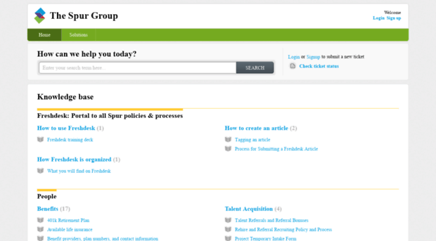 thespurgroup.freshdesk.com