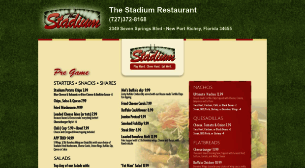 thestadiumrestaurant.com