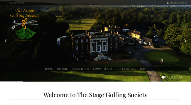 thestagegolfingsociety.co.uk