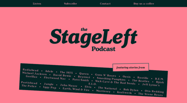 thestageleftpodcast.com
