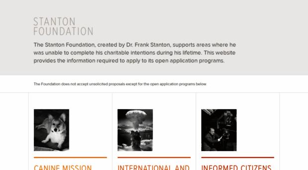 thestantonfoundation.org