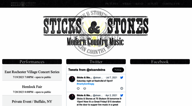 thesticksandstonesband.com