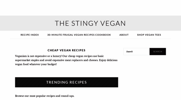 thestingyvegan.com