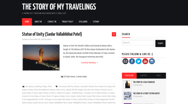 thestoryofmytravelings.com