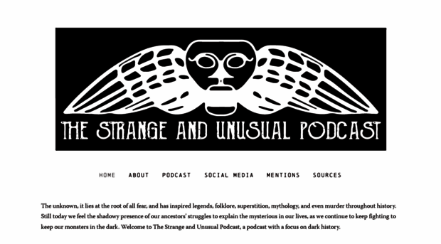 thestrangeandunusualpodcast.com