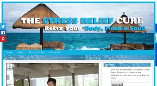 thestressreliefcure.com