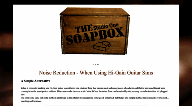 thestudioonesoapbox.blogspot.com