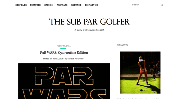 thesubpargolfer.com