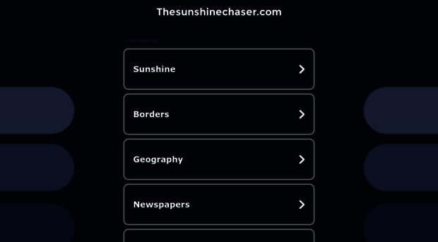 thesunshinechaser.com