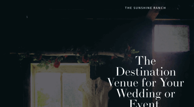 thesunshineranch.wedding