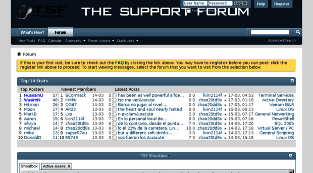 thesupportforum.com