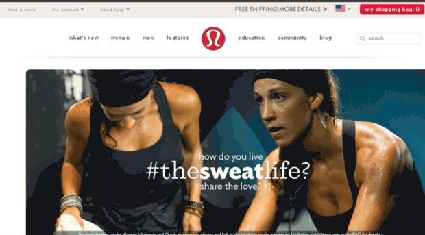 thesweatlife.lululemon.com