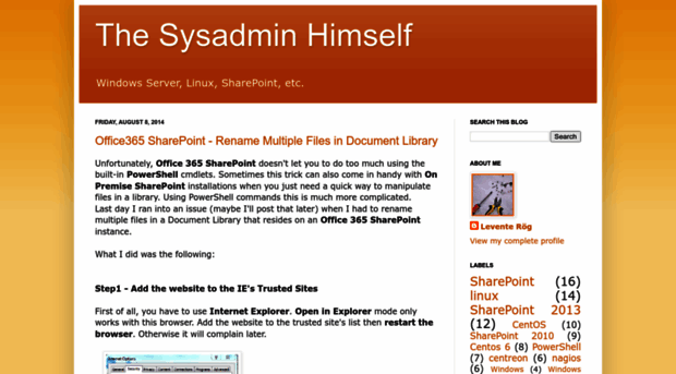 thesysadminhimself.com