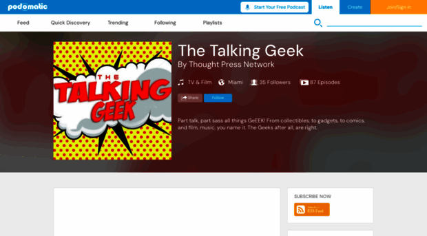 thetalkinggeek.podomatic.com