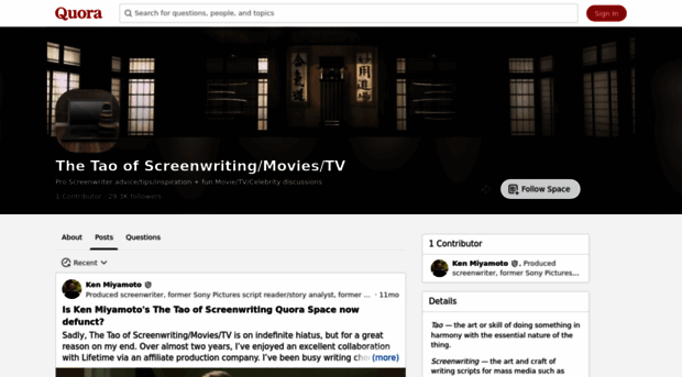 thetaoofscreenwriting.quora.com