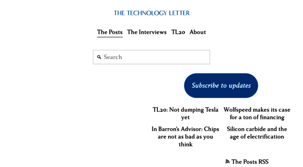 thetechnologyletter.com