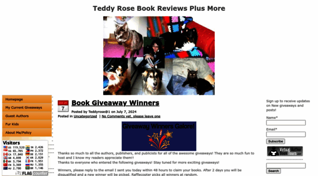 theteddyrosebookreviewsplusmore.com