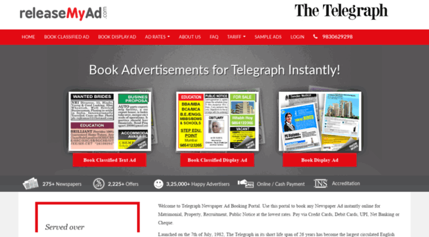 thetelegraph.releasemyad.com