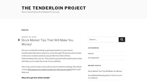 thetenderloinproject.com