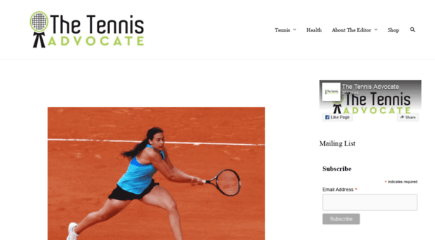 thetennisadvocate.com