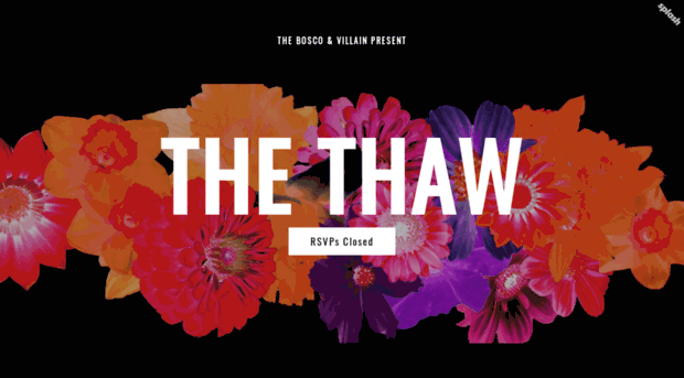 thethaw.splashthat.com