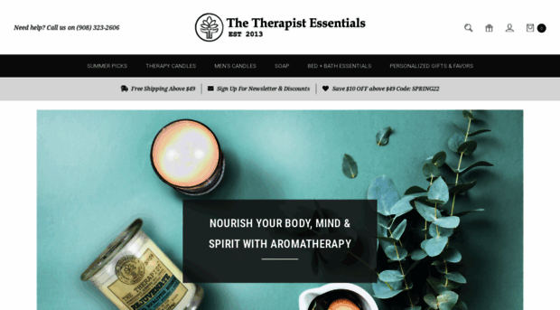 thetherapistcandles.com