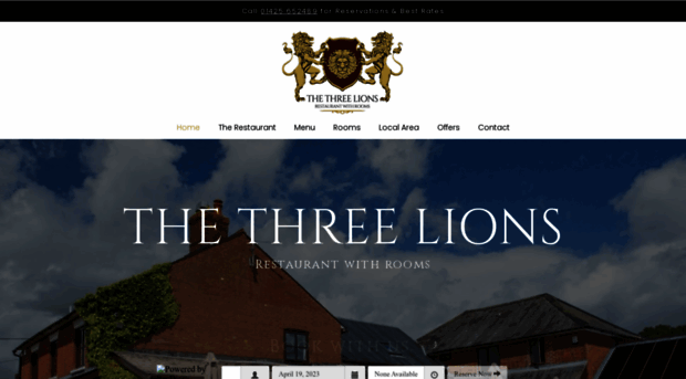 thethreelionsrestaurant.co.uk