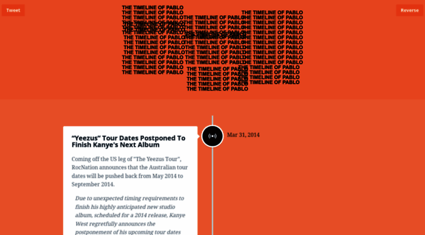 thetimelineofpablo.com