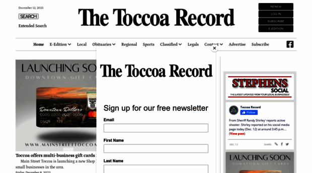 thetoccoarecord.com