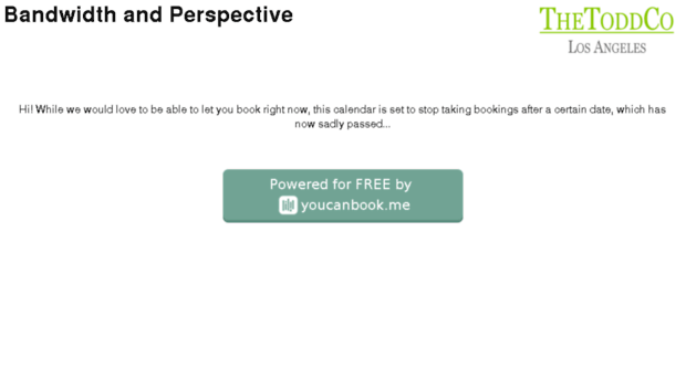 thetoddco.youcanbook.me