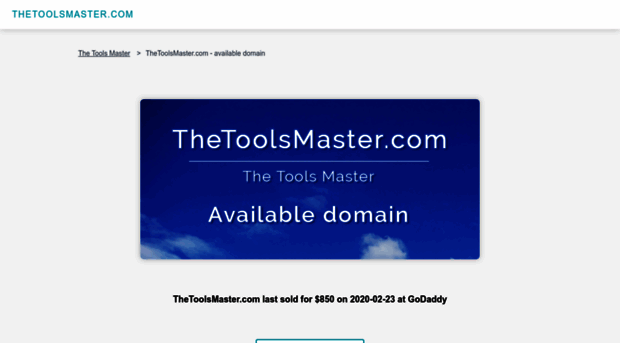 thetoolsmaster.com