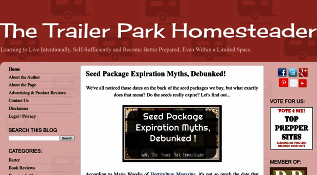 thetrailerparkhomesteader.blogspot.com