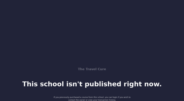 thetravelcure.teachable.com