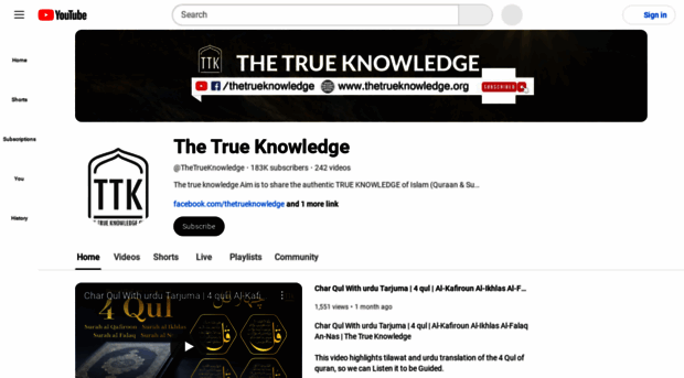 thetrueknowledge.org