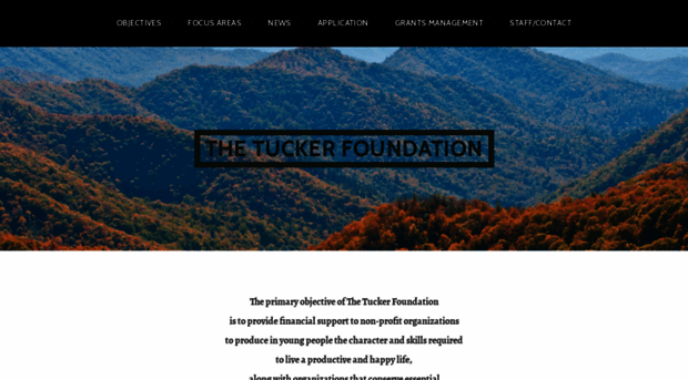 thetuckerfoundation.org