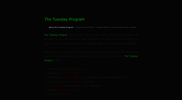 thetuesdayprogram.com