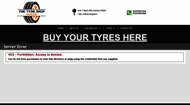 thetyreshopharlow.co.uk